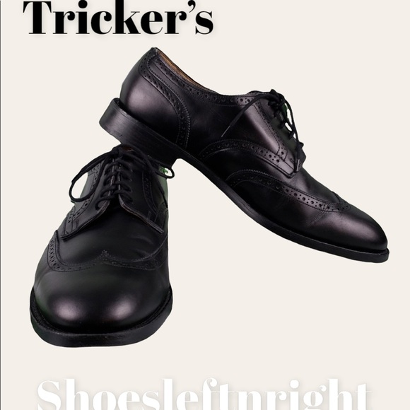 512 Tricker\'s Whitman Wingtip Derby Brogues UK 10/ U…